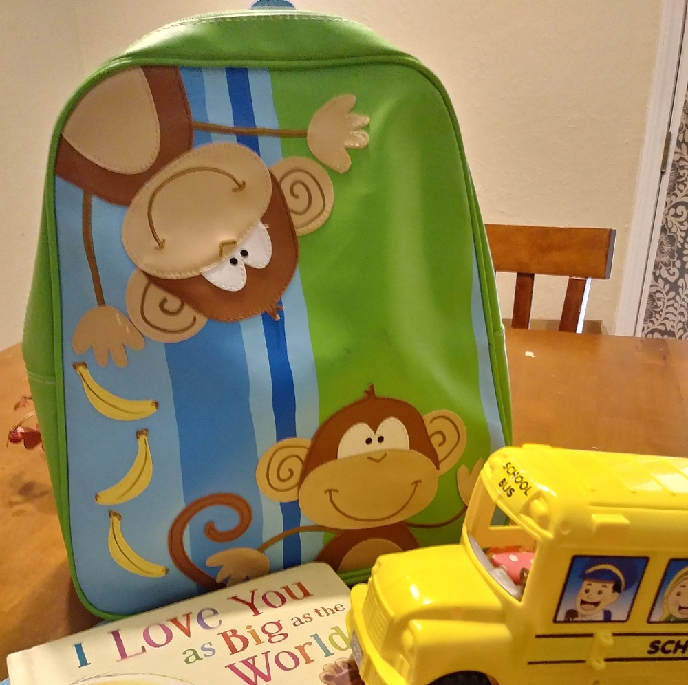 Toddler backpack🐵🐒